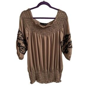 Twelve Couture By Forever 21 Off Shoulder Top Coquette Preppy Size L